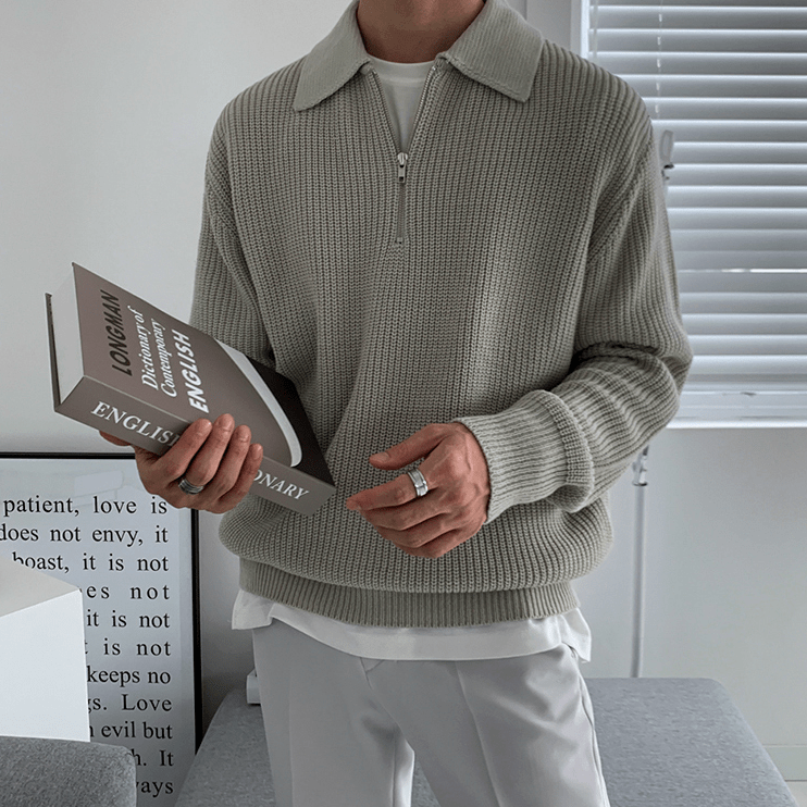 Cobi | Knitted Half Zip Collar Sweater™