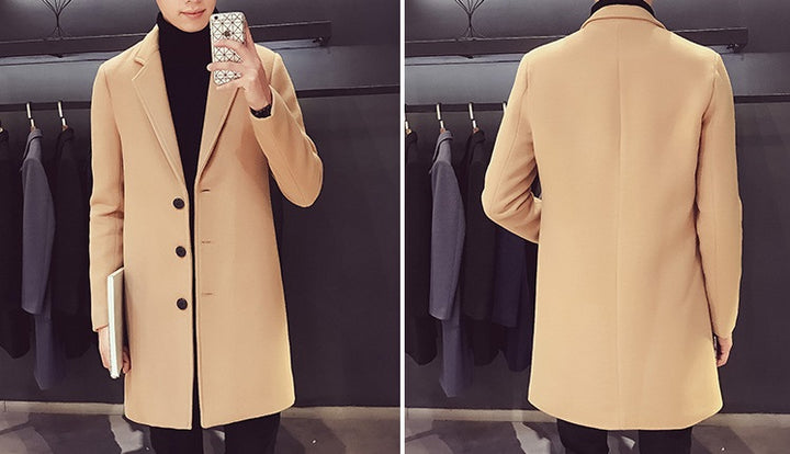 Steward | Men's Slim-Fit Wool Blend Coat