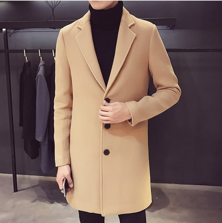 Steward | Men's Slim-Fit Wool Blend Coat