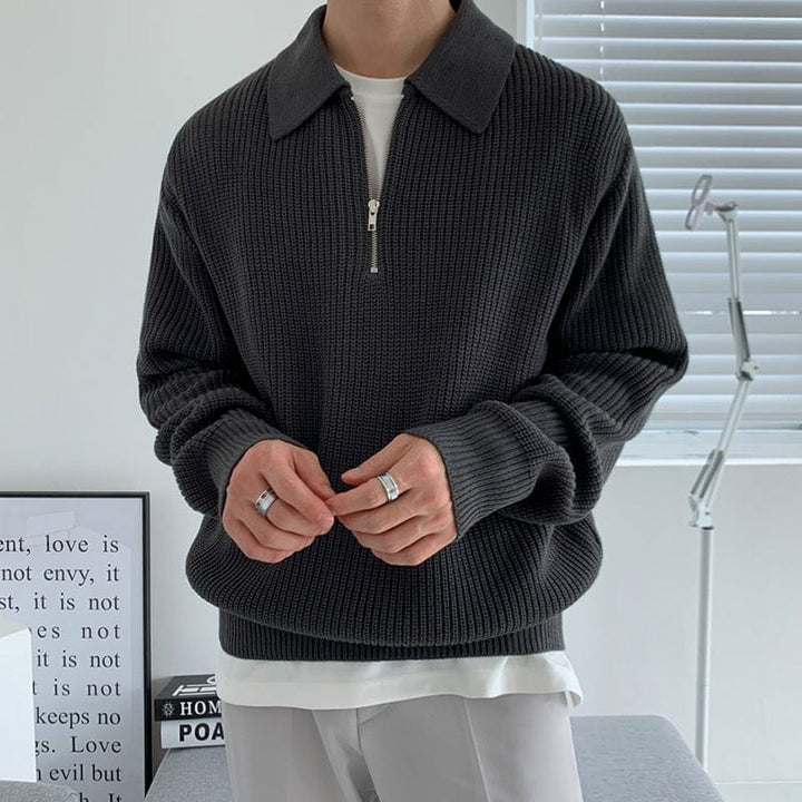 Cobi | Knitted Half Zip Collar Sweater™