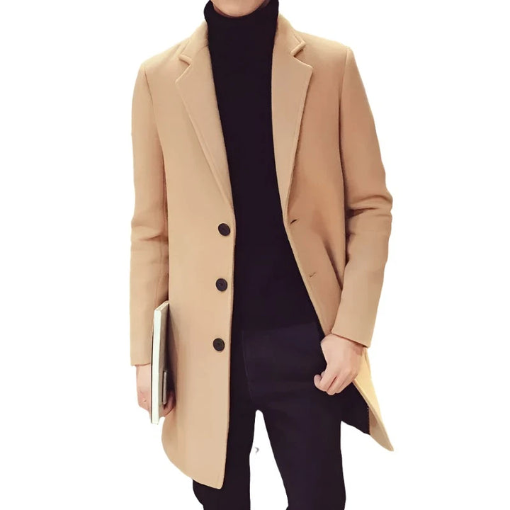 Steward | Men's Slim-Fit Wool Blend Coat